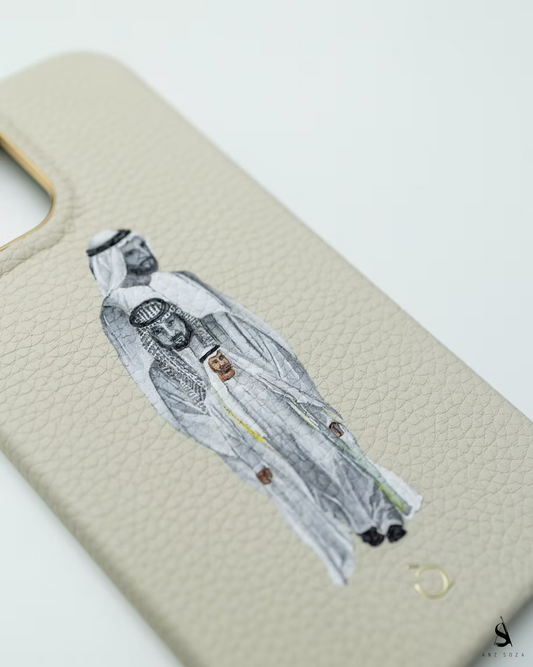 Hand-paint Customization on a Leather Phonecase