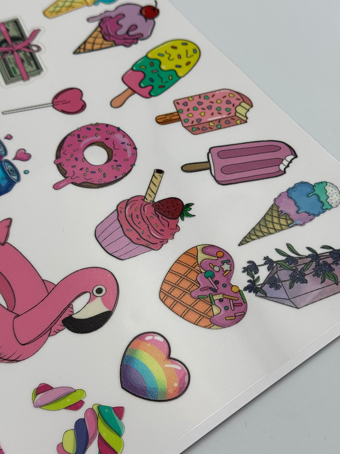 Water-Resistant Custom UV DTF Stickers