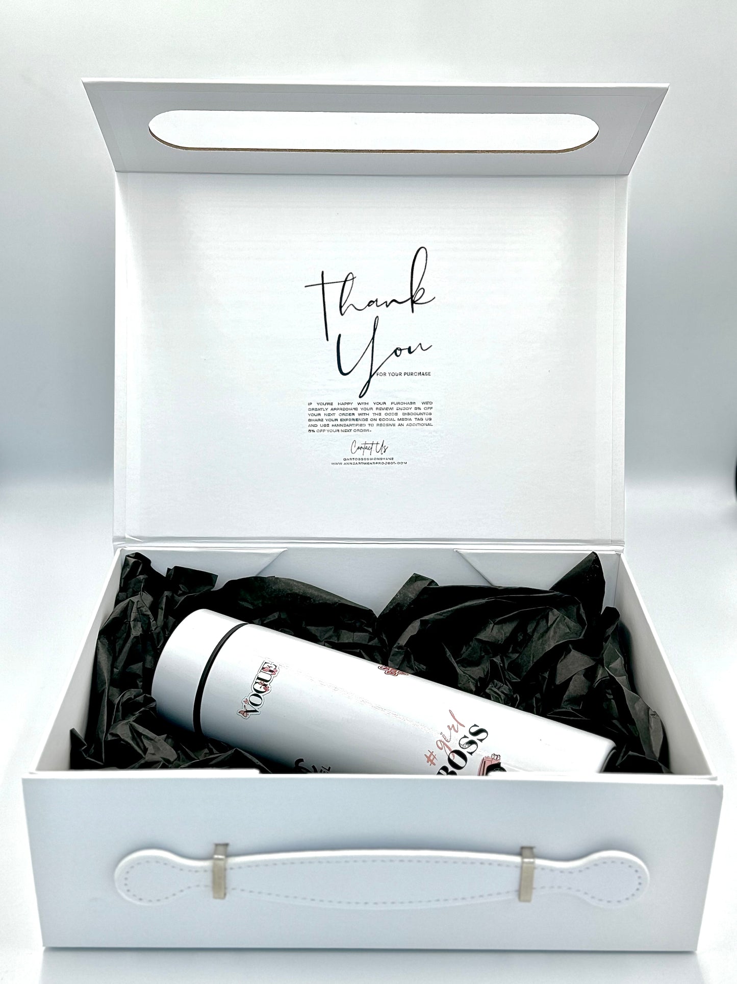 TouchTemp Custom Tumbler -  Theme: Boss Babe