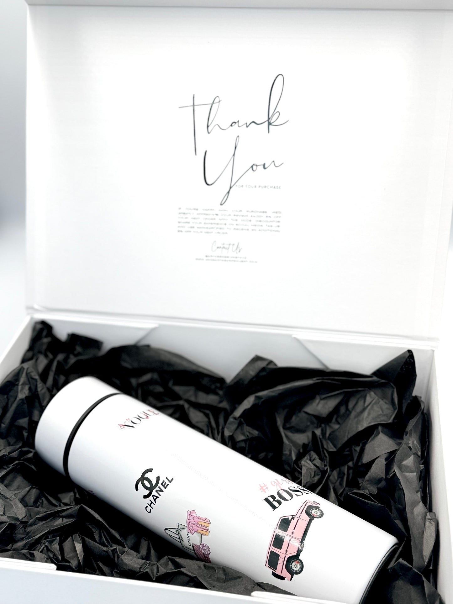 TouchTemp Custom Tumbler -  Theme: Boss Babe