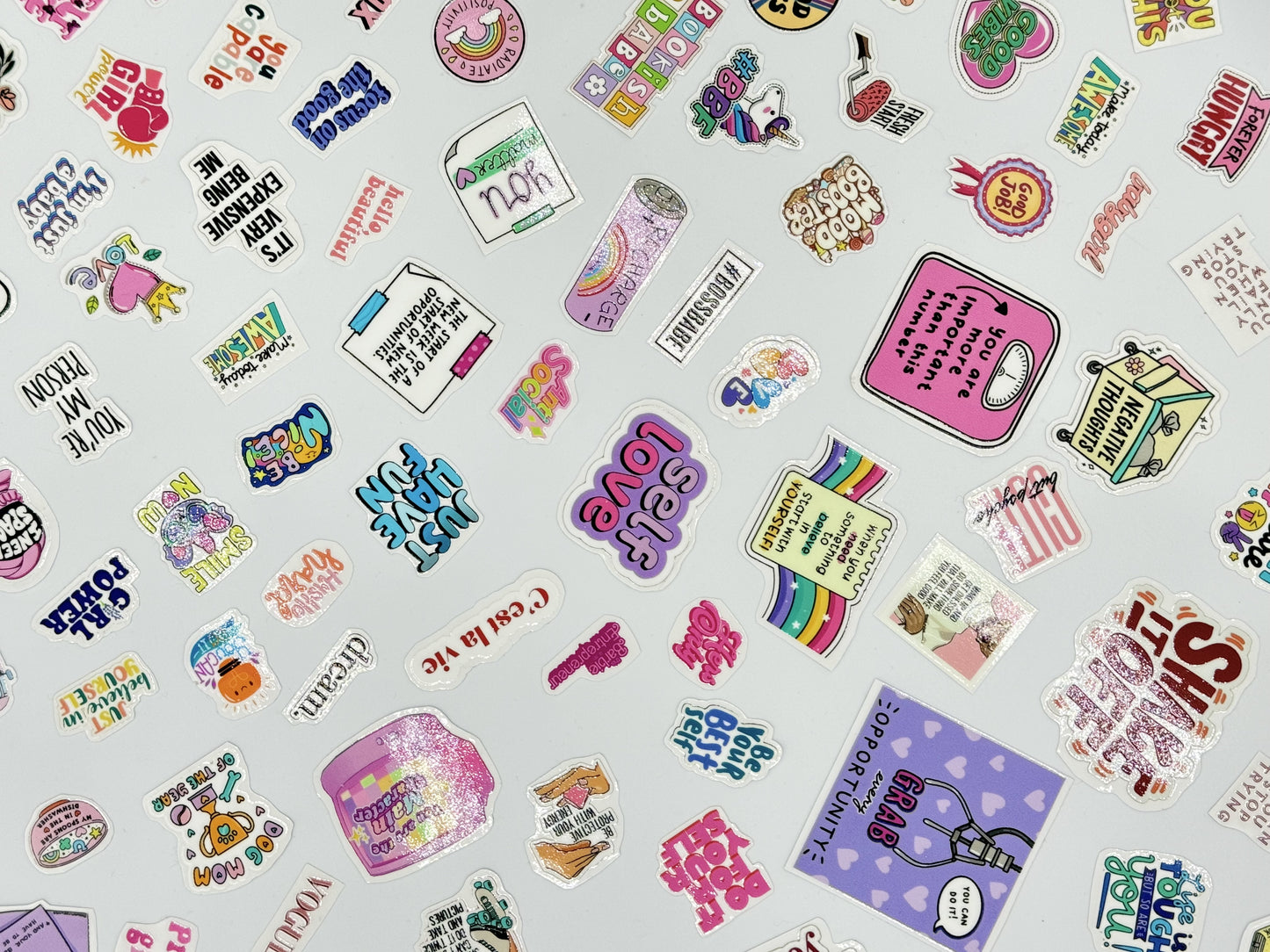 Water-Resistant Custom UV DTF Stickers