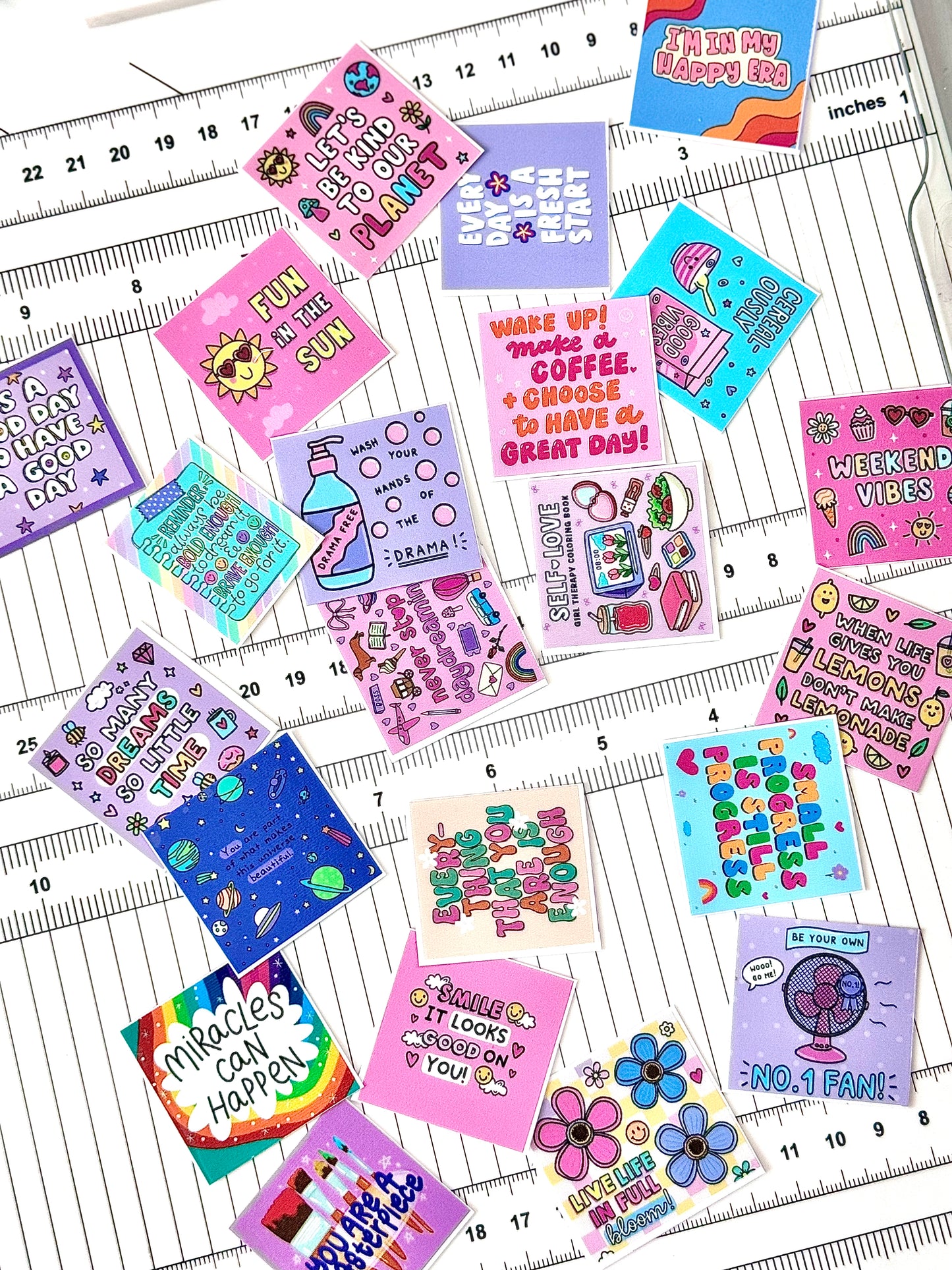 Water-Resistant Custom UV DTF Stickers