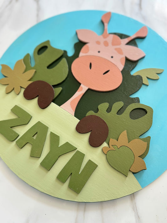 Baby Name Signboard Display