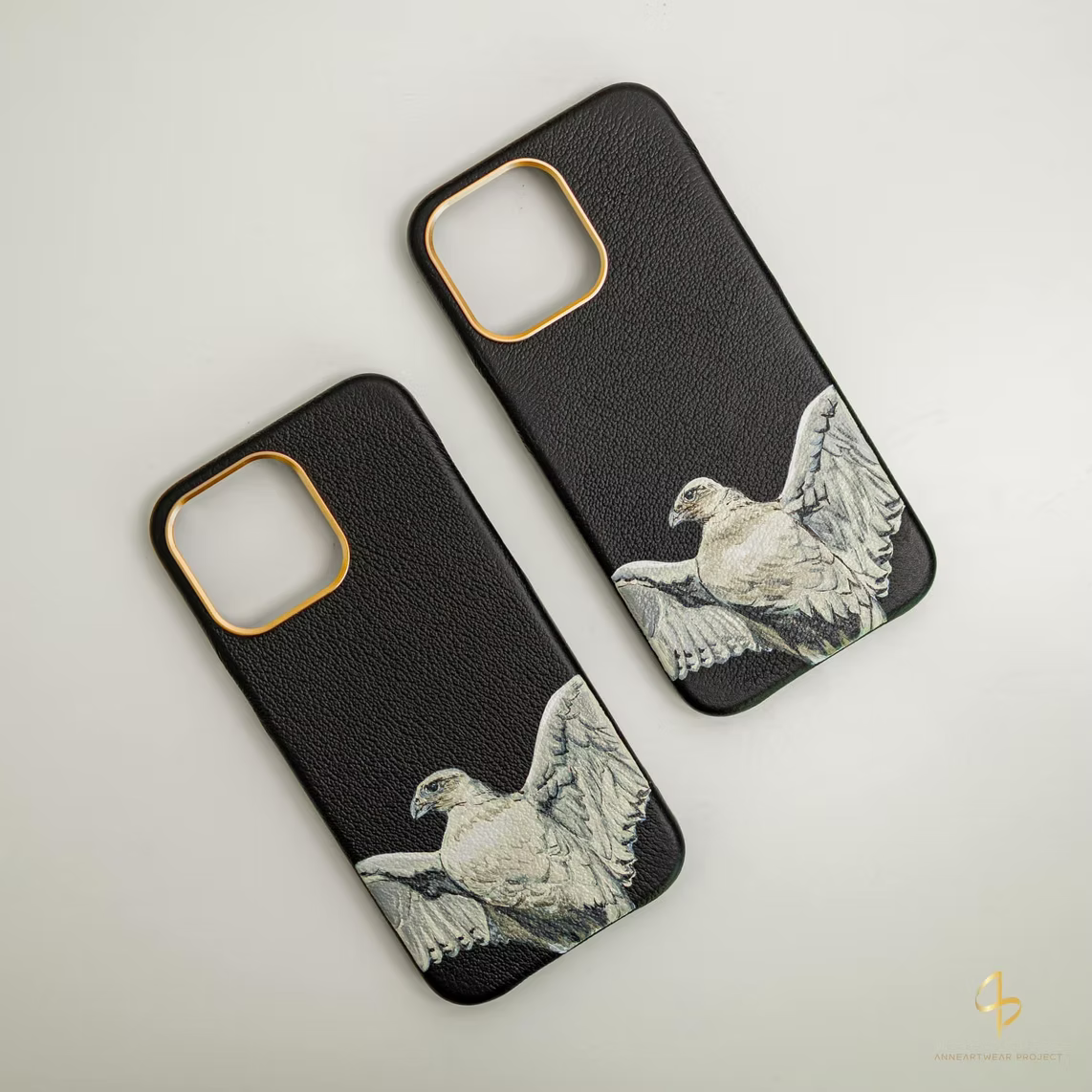 Hand-paint Customization on a Leather Phonecase