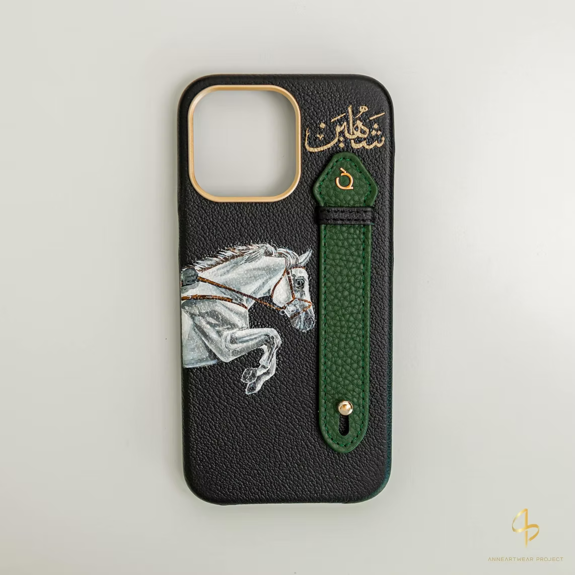 Hand-paint Customization on a Leather Phonecase