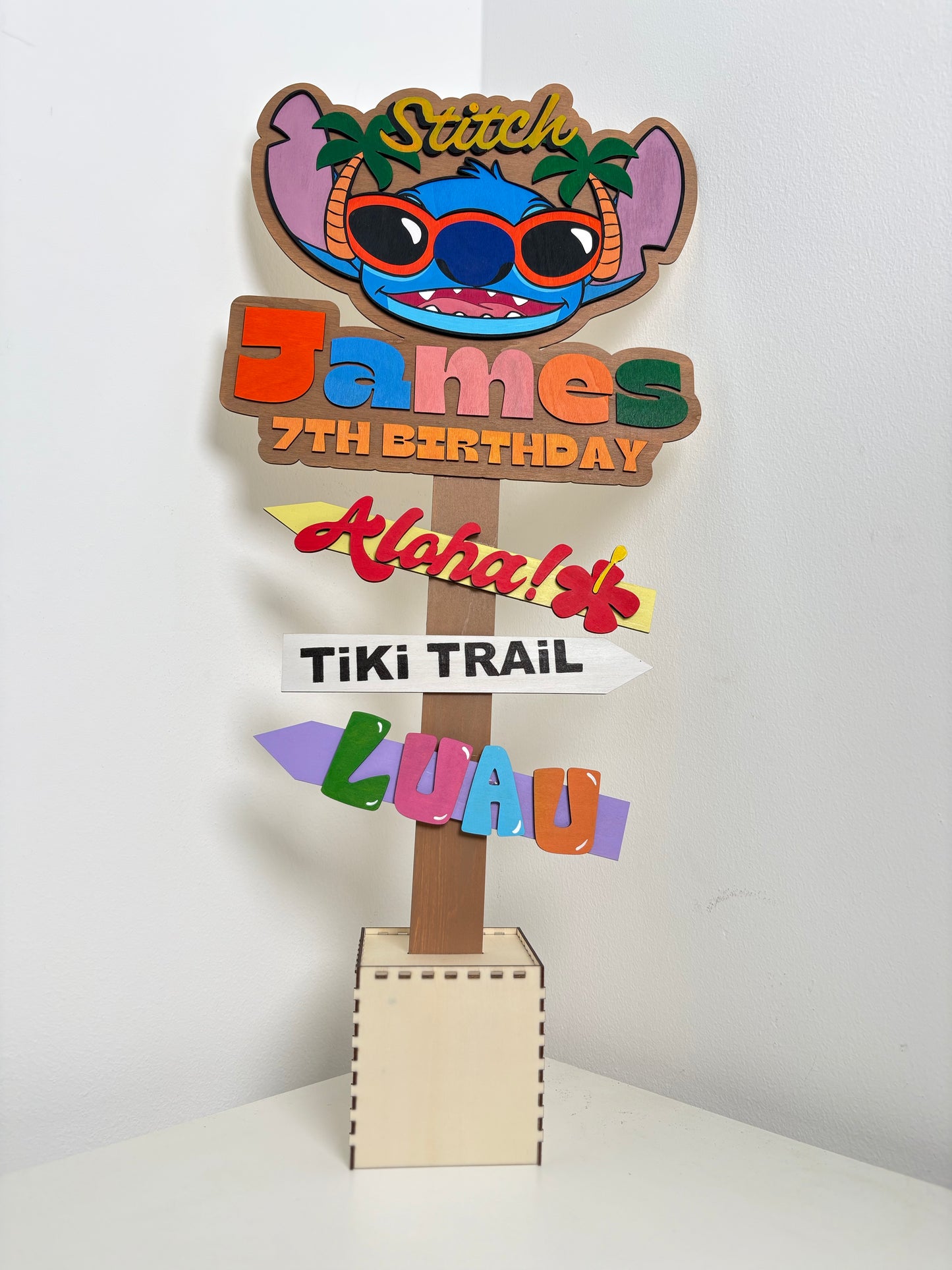 Custom Birthday Signage Display